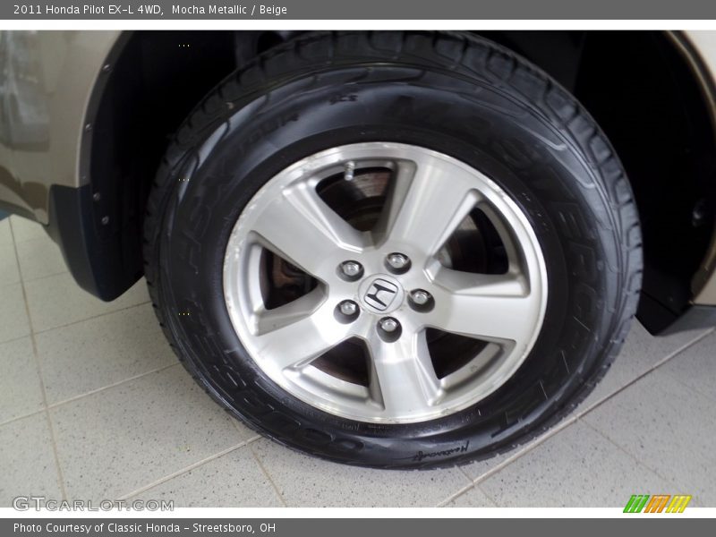 Mocha Metallic / Beige 2011 Honda Pilot EX-L 4WD