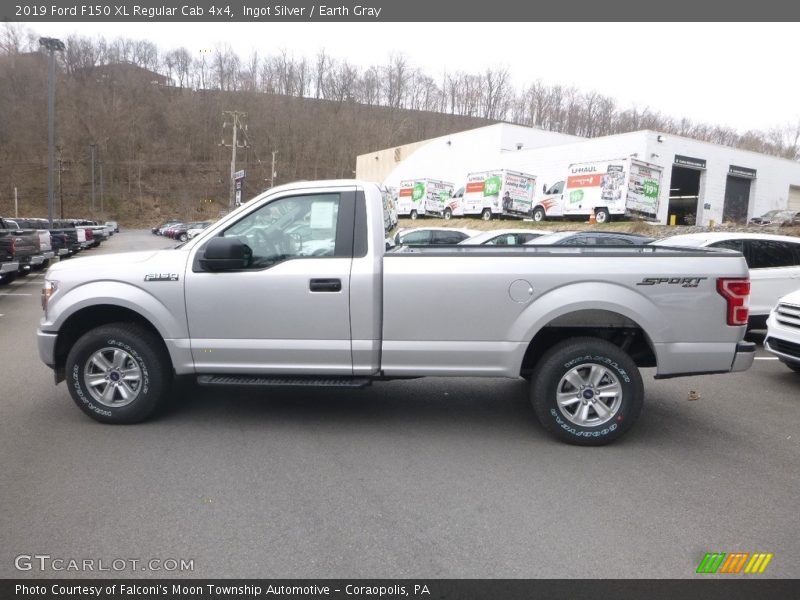  2019 F150 XL Regular Cab 4x4 Ingot Silver