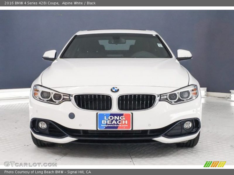 Alpine White / Black 2016 BMW 4 Series 428i Coupe
