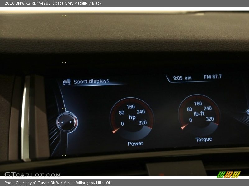 Space Grey Metallic / Black 2016 BMW X3 xDrive28i