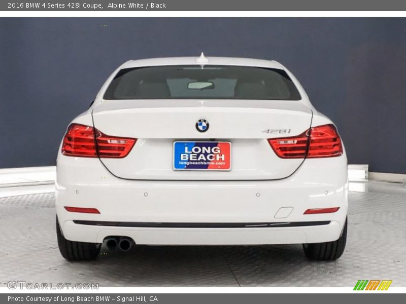 Alpine White / Black 2016 BMW 4 Series 428i Coupe