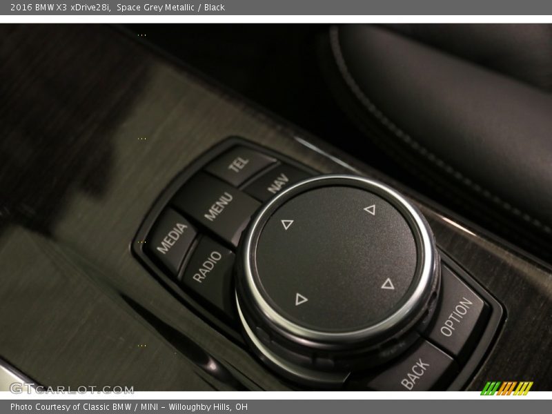 Space Grey Metallic / Black 2016 BMW X3 xDrive28i