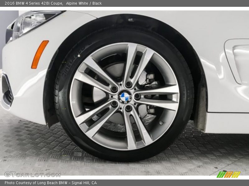 Alpine White / Black 2016 BMW 4 Series 428i Coupe