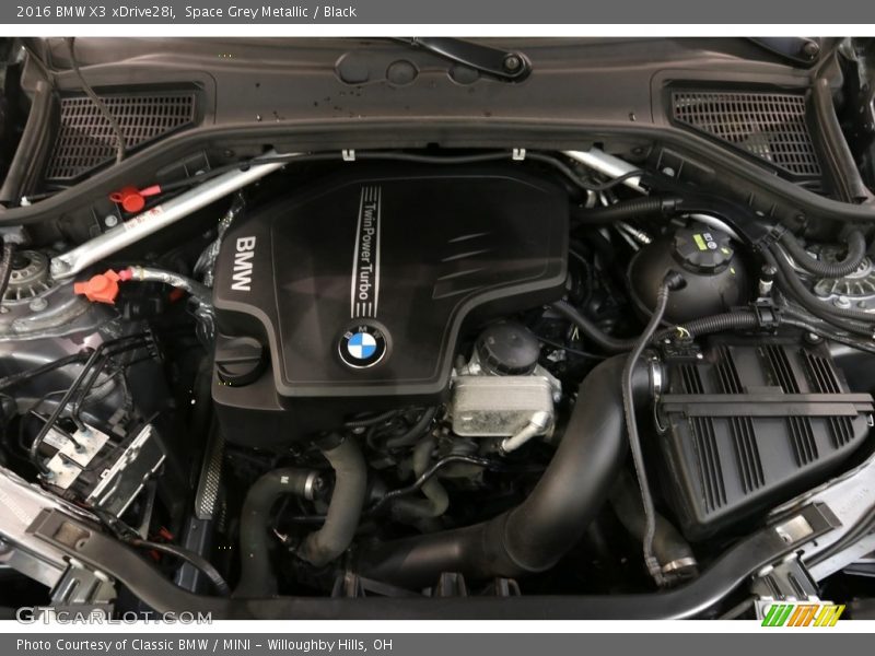 Space Grey Metallic / Black 2016 BMW X3 xDrive28i