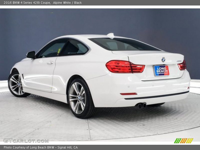 Alpine White / Black 2016 BMW 4 Series 428i Coupe