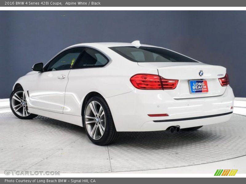 Alpine White / Black 2016 BMW 4 Series 428i Coupe