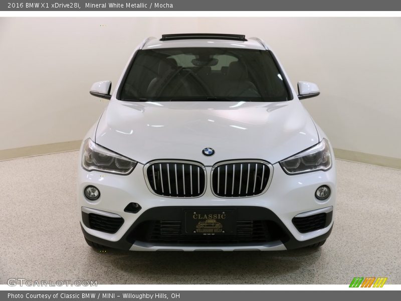 Mineral White Metallic / Mocha 2016 BMW X1 xDrive28i
