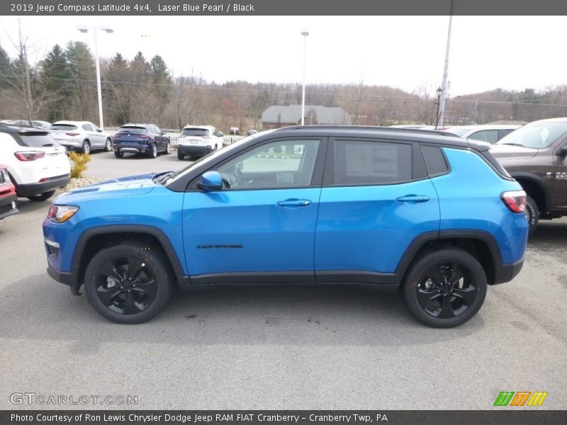 Laser Blue Pearl / Black 2019 Jeep Compass Latitude 4x4