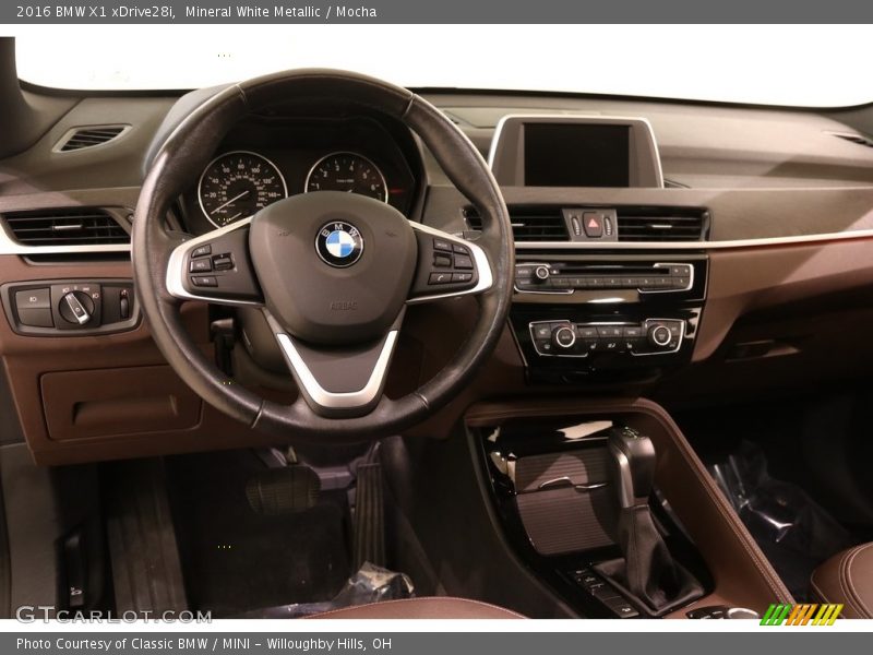 Mineral White Metallic / Mocha 2016 BMW X1 xDrive28i