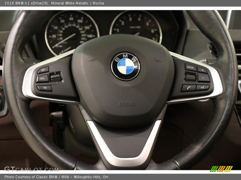Mineral White Metallic / Mocha 2016 BMW X1 xDrive28i