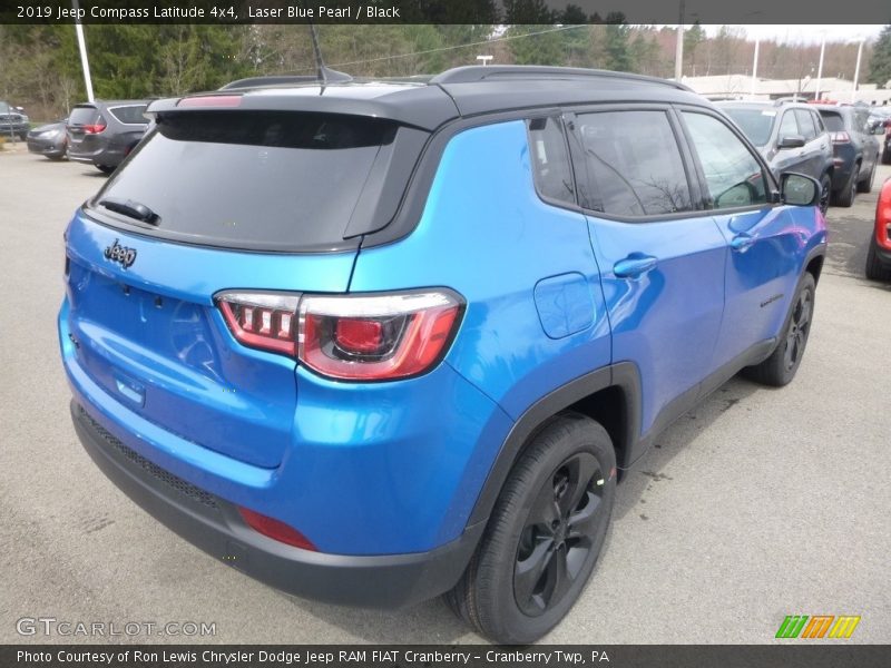 Laser Blue Pearl / Black 2019 Jeep Compass Latitude 4x4