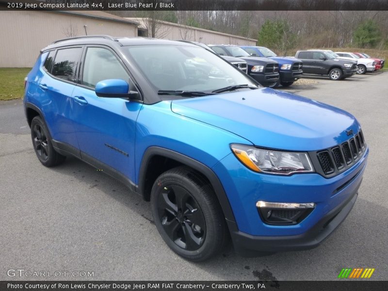 Laser Blue Pearl / Black 2019 Jeep Compass Latitude 4x4