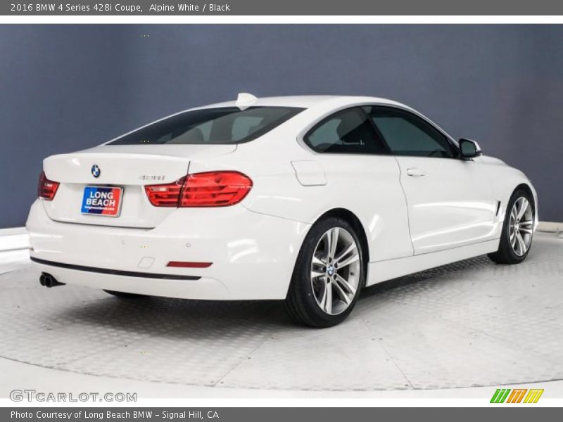 Alpine White / Black 2016 BMW 4 Series 428i Coupe