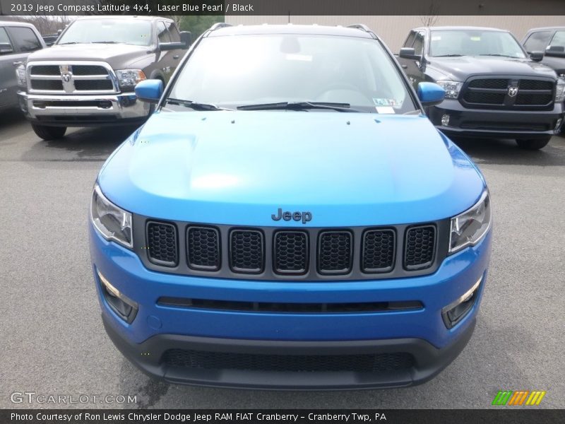 Laser Blue Pearl / Black 2019 Jeep Compass Latitude 4x4