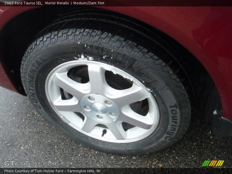 Merlot Metallic / Medium/Dark Flint 2007 Ford Taurus SEL