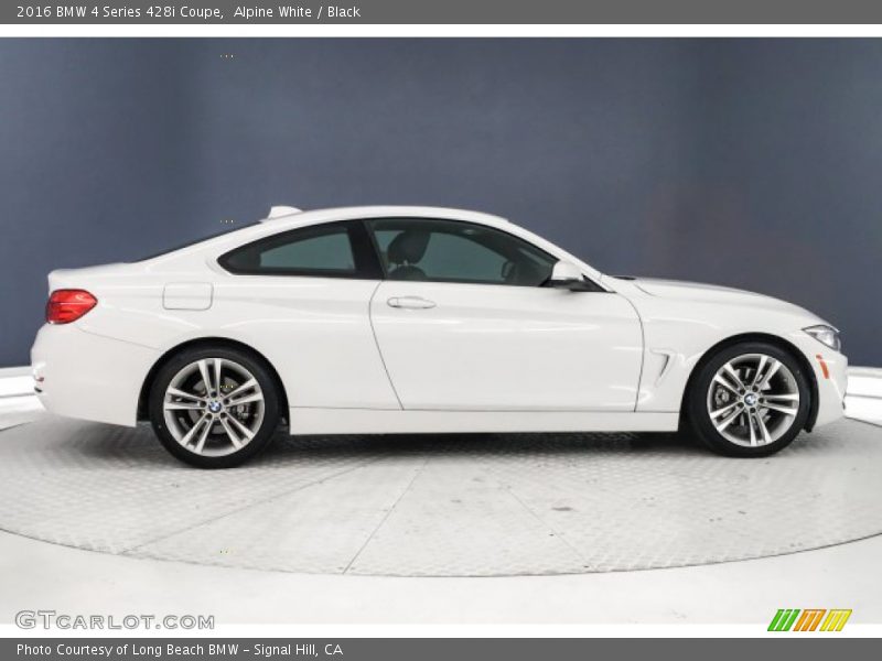 Alpine White / Black 2016 BMW 4 Series 428i Coupe