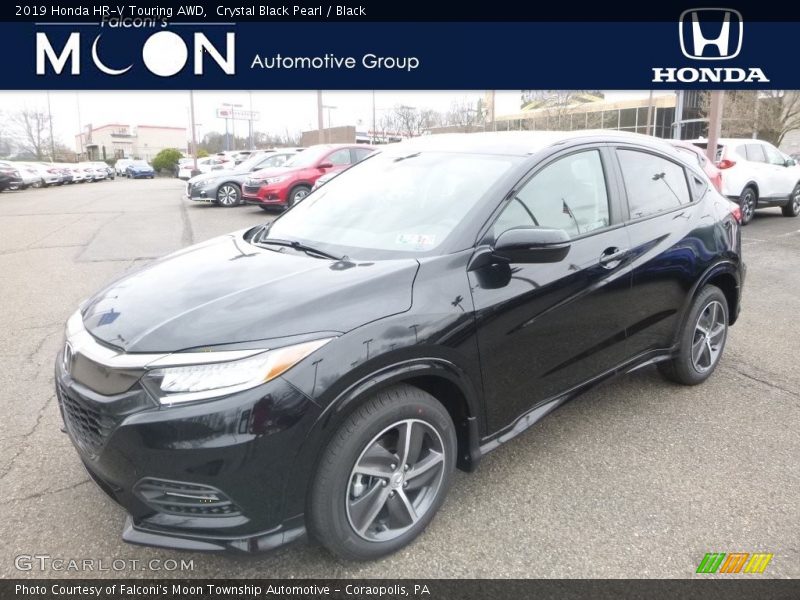 Crystal Black Pearl / Black 2019 Honda HR-V Touring AWD