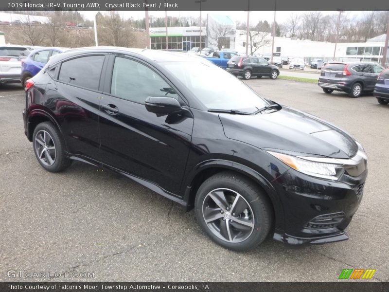 Crystal Black Pearl / Black 2019 Honda HR-V Touring AWD