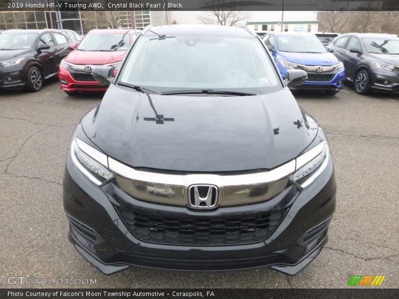 Crystal Black Pearl / Black 2019 Honda HR-V Touring AWD