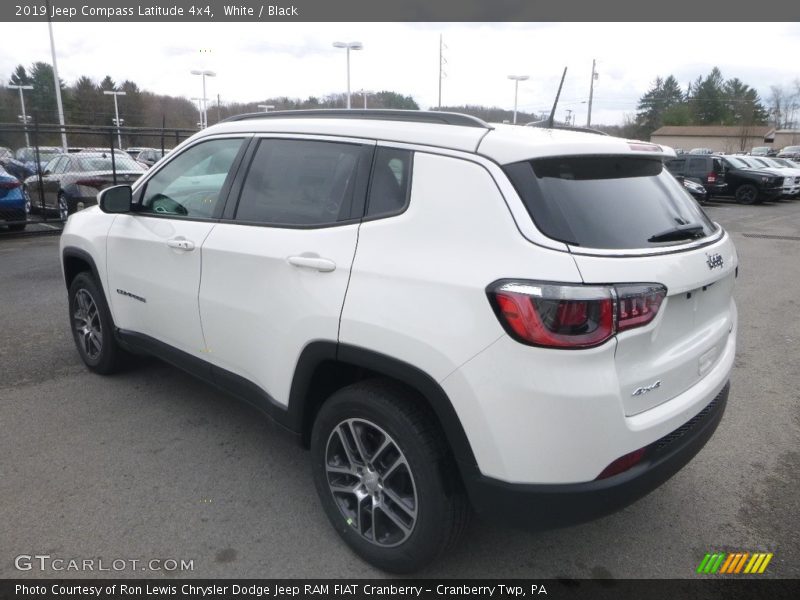 White / Black 2019 Jeep Compass Latitude 4x4
