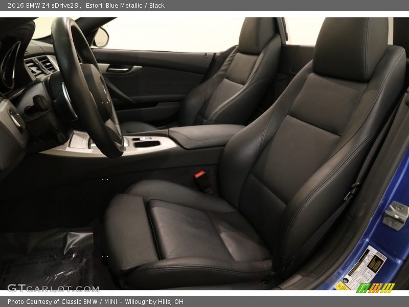 Estoril Blue Metallic / Black 2016 BMW Z4 sDrive28i