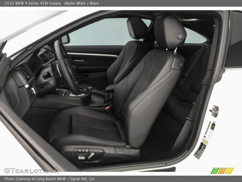 Alpine White / Black 2016 BMW 4 Series 428i Coupe