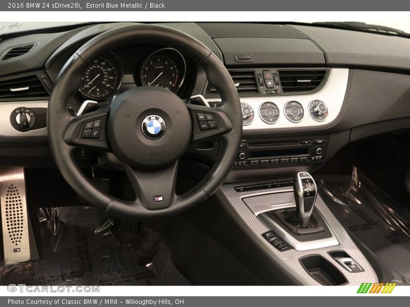 Estoril Blue Metallic / Black 2016 BMW Z4 sDrive28i