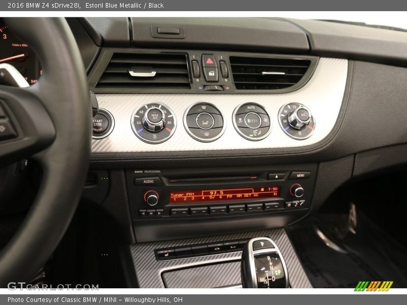 Estoril Blue Metallic / Black 2016 BMW Z4 sDrive28i