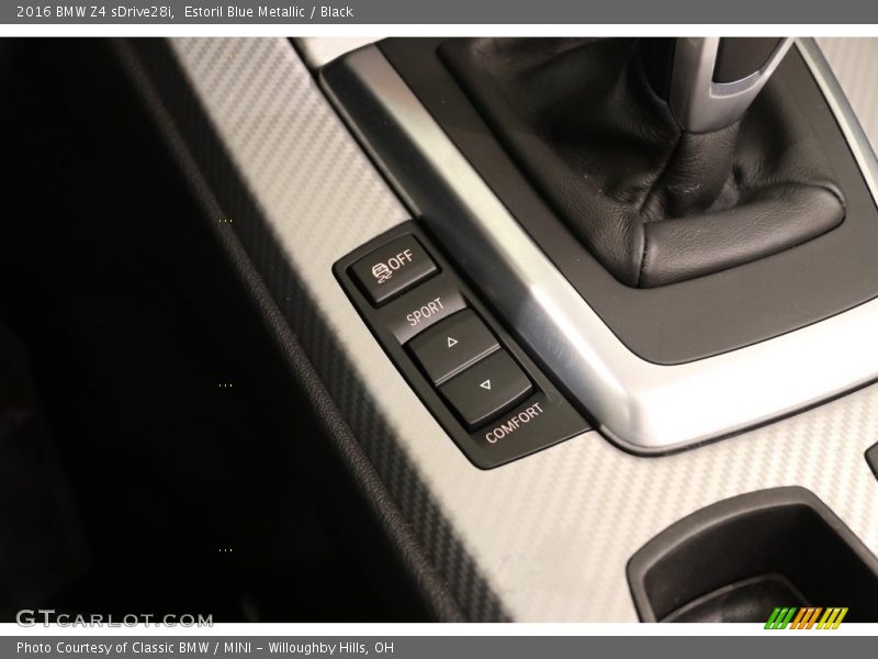 Estoril Blue Metallic / Black 2016 BMW Z4 sDrive28i