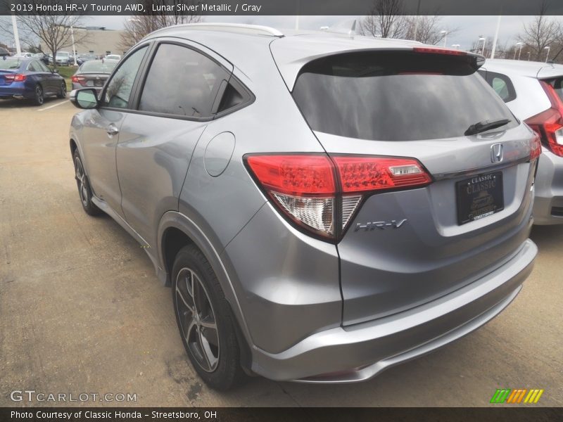 Lunar Silver Metallic / Gray 2019 Honda HR-V Touring AWD