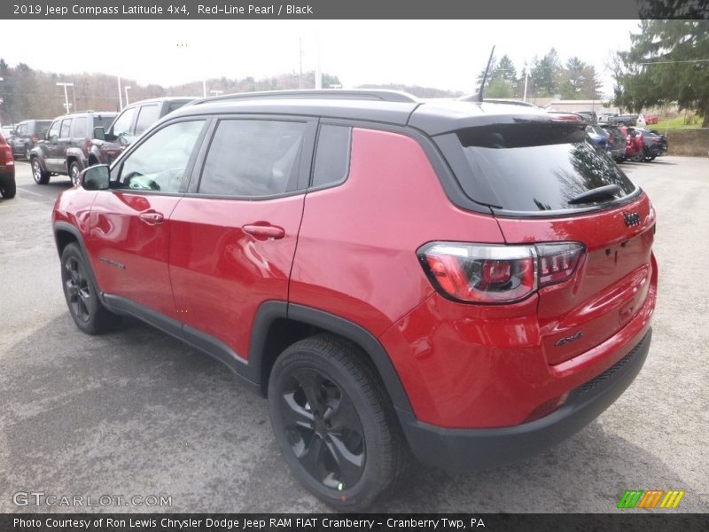 Red-Line Pearl / Black 2019 Jeep Compass Latitude 4x4