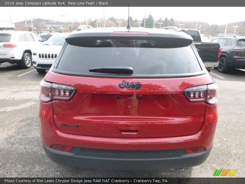 Red-Line Pearl / Black 2019 Jeep Compass Latitude 4x4