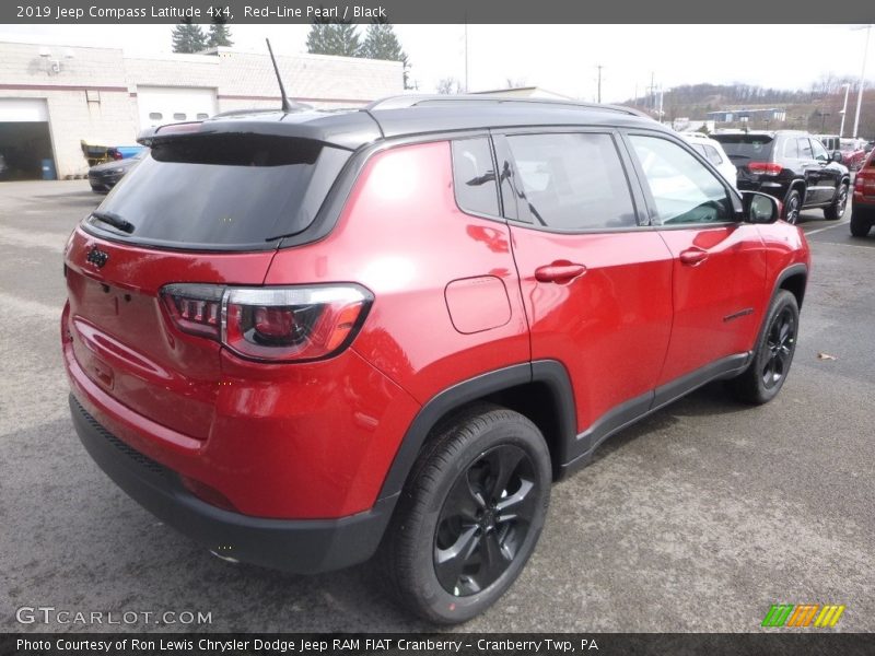 Red-Line Pearl / Black 2019 Jeep Compass Latitude 4x4