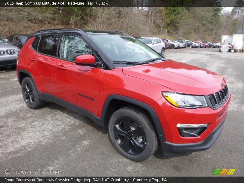 Red-Line Pearl / Black 2019 Jeep Compass Latitude 4x4