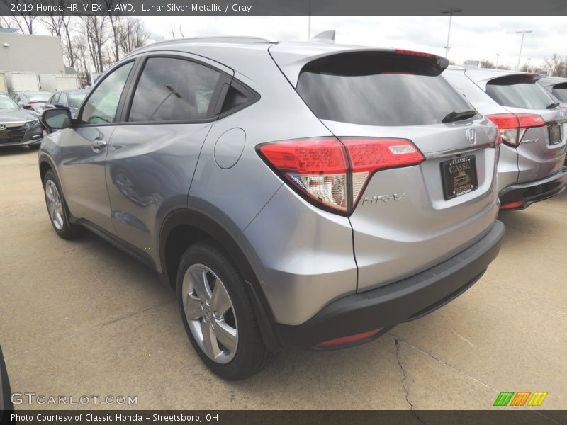 Lunar Silver Metallic / Gray 2019 Honda HR-V EX-L AWD
