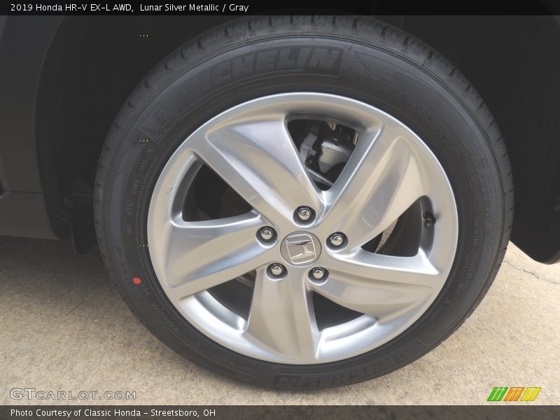 Lunar Silver Metallic / Gray 2019 Honda HR-V EX-L AWD