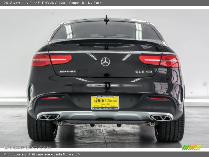 Black / Black 2018 Mercedes-Benz GLE 43 AMG 4Matic Coupe