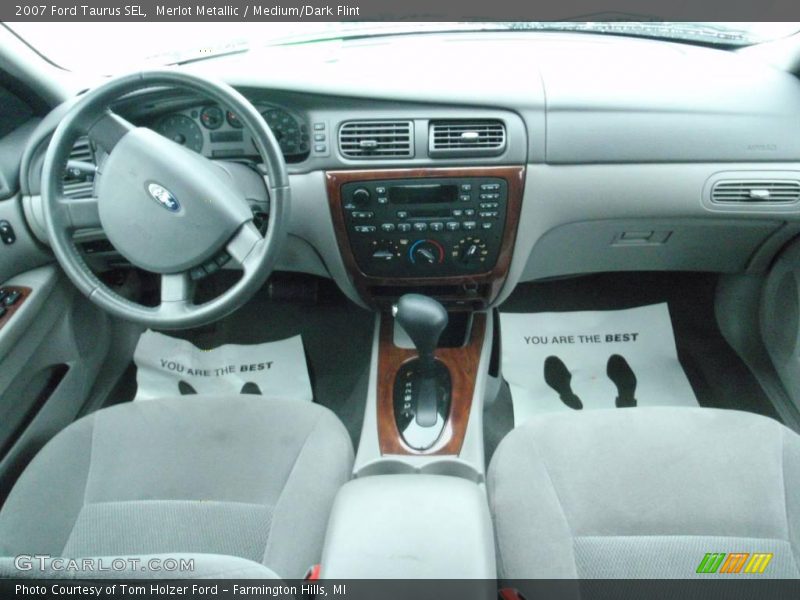Merlot Metallic / Medium/Dark Flint 2007 Ford Taurus SEL