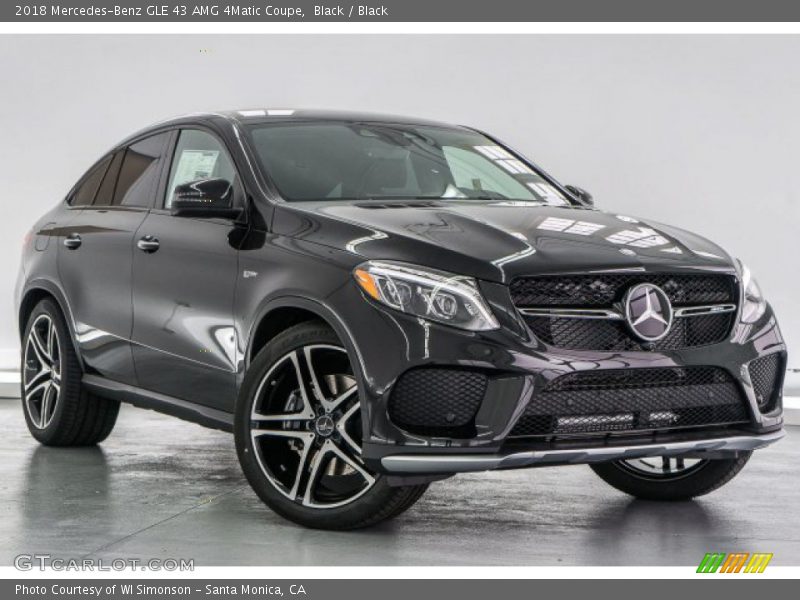 Black / Black 2018 Mercedes-Benz GLE 43 AMG 4Matic Coupe