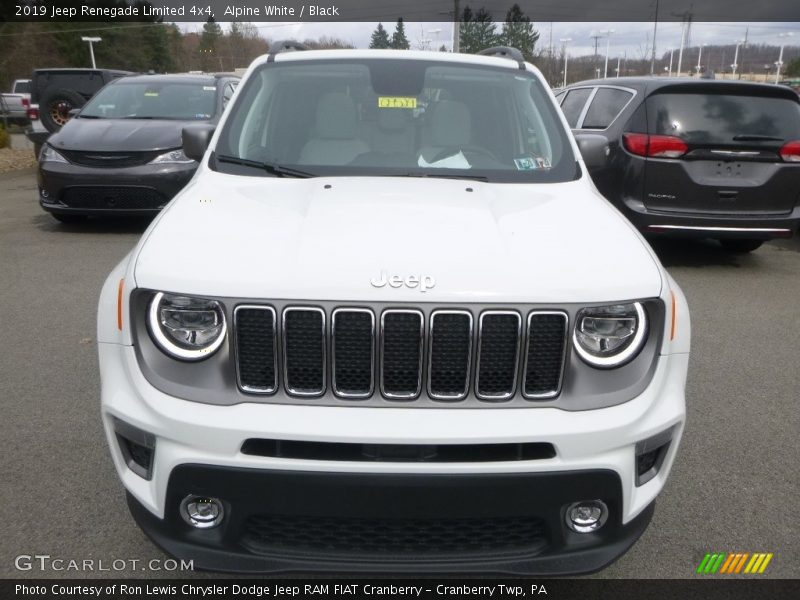 Alpine White / Black 2019 Jeep Renegade Limited 4x4