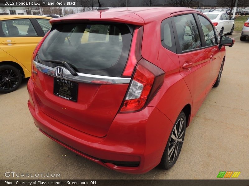 Milano Red / Black 2019 Honda Fit EX