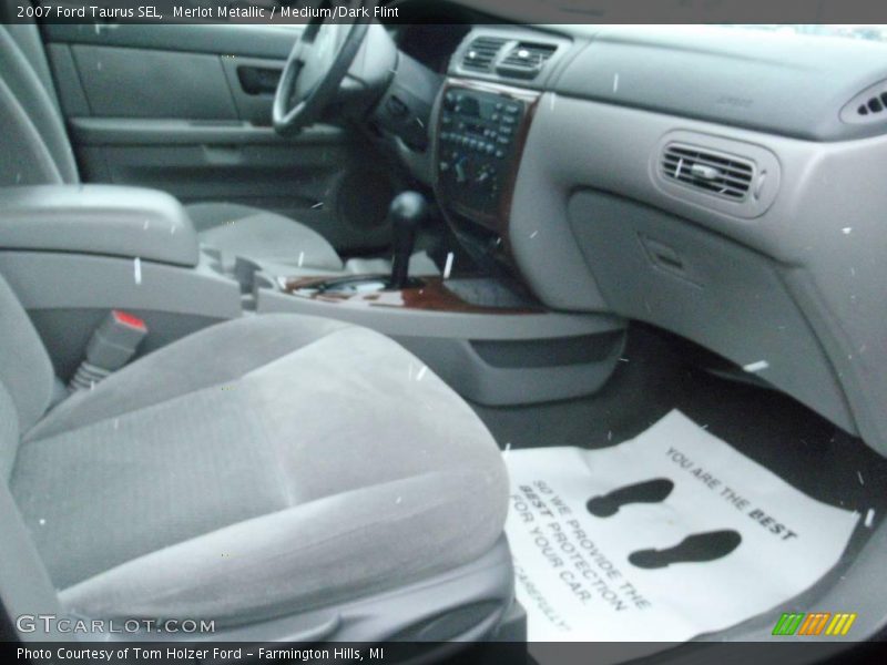 Merlot Metallic / Medium/Dark Flint 2007 Ford Taurus SEL