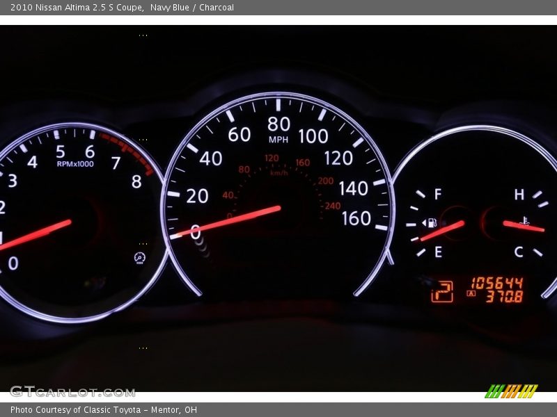 Navy Blue / Charcoal 2010 Nissan Altima 2.5 S Coupe