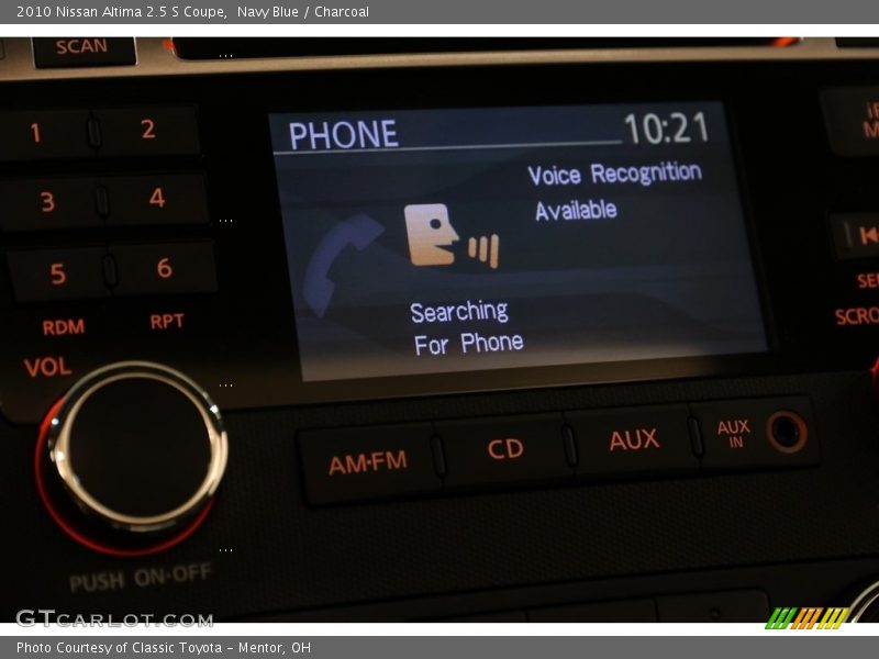 Navy Blue / Charcoal 2010 Nissan Altima 2.5 S Coupe