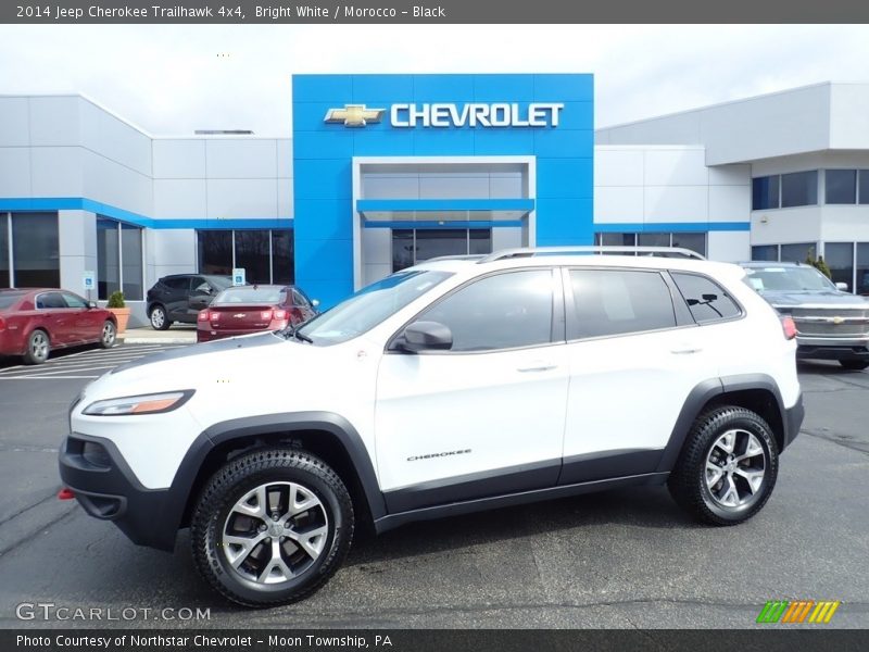 Bright White / Morocco - Black 2014 Jeep Cherokee Trailhawk 4x4