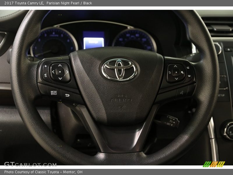 Parisian Night Pearl / Black 2017 Toyota Camry LE