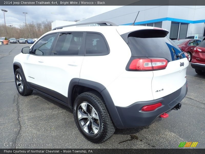 Bright White / Morocco - Black 2014 Jeep Cherokee Trailhawk 4x4