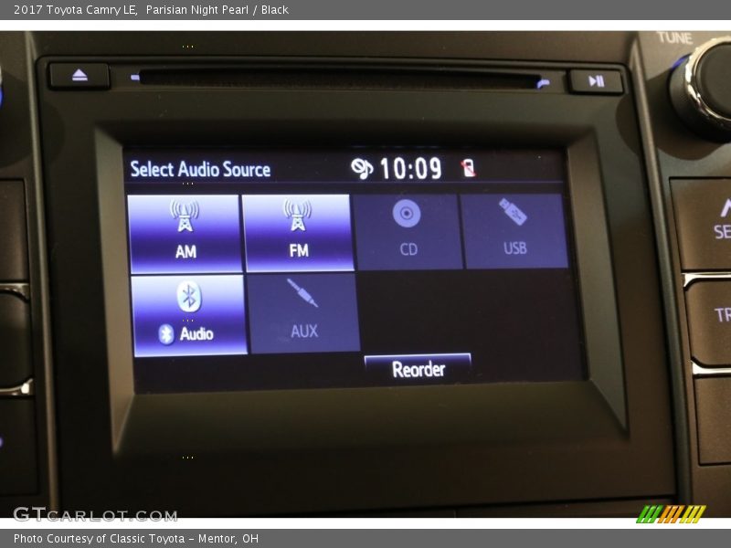 Parisian Night Pearl / Black 2017 Toyota Camry LE