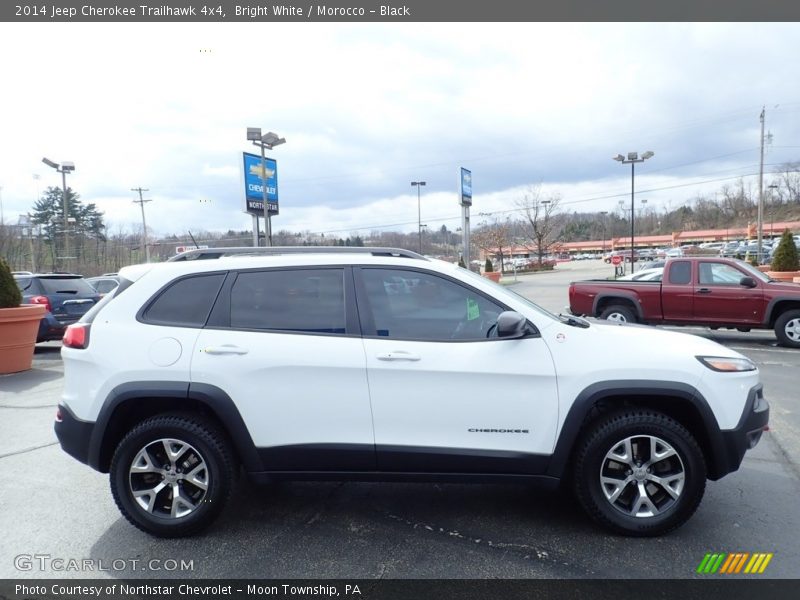 Bright White / Morocco - Black 2014 Jeep Cherokee Trailhawk 4x4