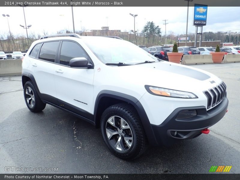 Bright White / Morocco - Black 2014 Jeep Cherokee Trailhawk 4x4